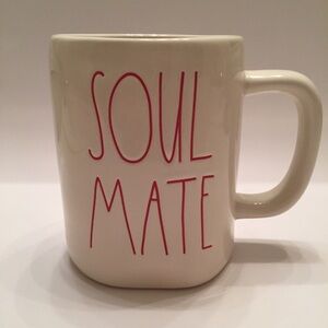 VERY RARE -Rae Dunn "SOUL MATE" Ceramic Mug -